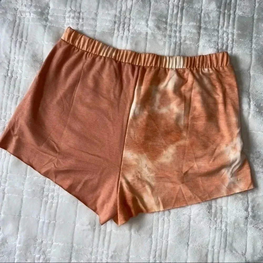 Tie-Dye Orange Shorts (NWOT)​ - Picture 2 of 4